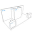 10x20 Booth Backlit Display Kit 06 - PIXLIP USA